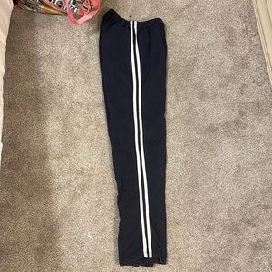 straight leg trousers